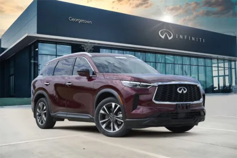 Red 2025 INFINITI QX60 LUXE for sale in Georgetown, TX