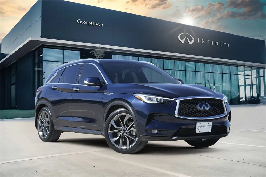 Blue 2021 INFINITI QX50 AUTOGRAPH for sale in Georgetown, TX