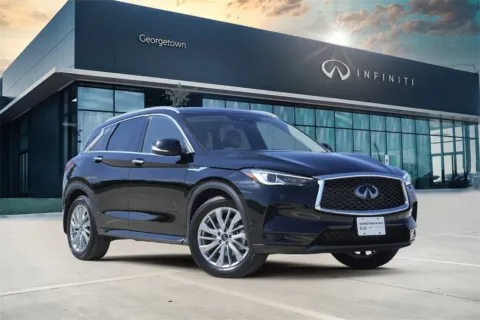 Black 2024 INFINITI QX50 LUXE for sale in Georgetown, TX