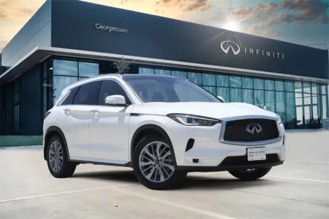 White 2024 INFINITI QX50 LUXE for sale in Georgetown, TX