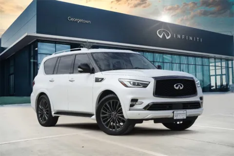 White 2021 INFINITI QX80 PREMIUM SELECT for sale in Georgetown, TX