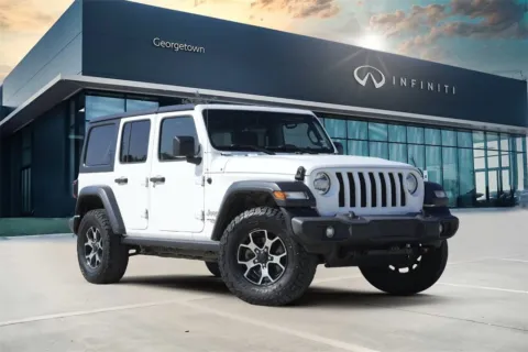 White 2019 Jeep Wrangler Unlimited Sport S for sale in Georgetown, TX