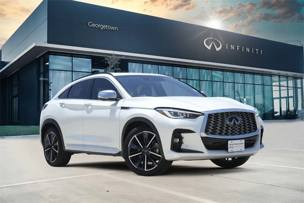 White 2025 INFINITI QX55 ESSENTIAL for sale in Georgetown, TX
