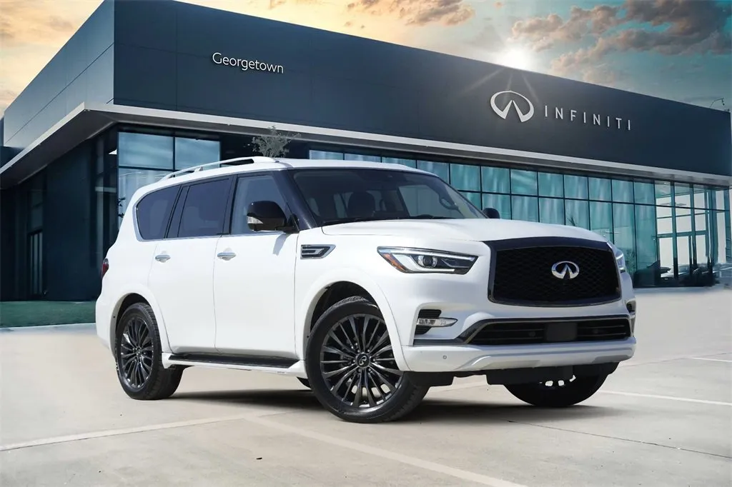 White 2022 INFINITI QX80 PREMIUM SELECT for sale in Georgetown, TX