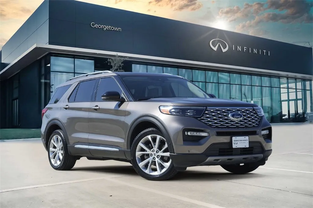 Gray 2021 Ford Explorer Platinum for sale in Georgetown, TX