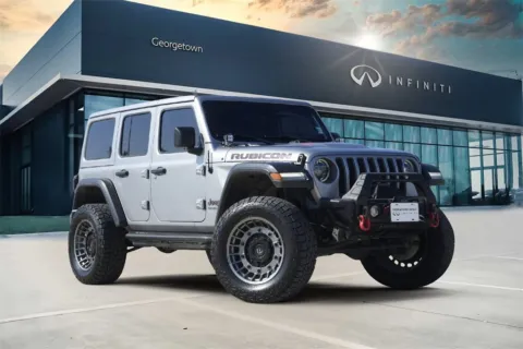 Silver 2020 Jeep Wrangler Unlimited Rubicon for sale in Georgetown, TX