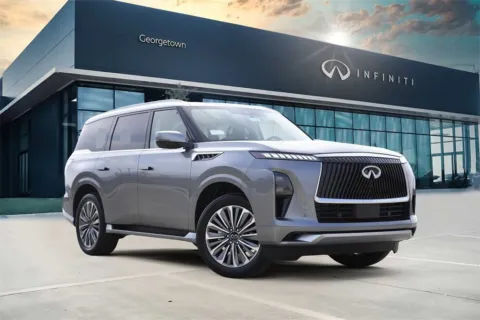Silver 2025 INFINITI QX80 SENSORY for sale in Georgetown, TX