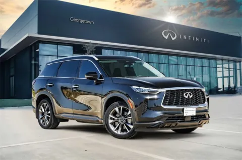 Black 2023 INFINITI QX60 LUXE for sale in Georgetown, TX