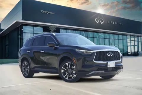 Black 2022 INFINITI QX60 LUXE for sale in Georgetown, TX