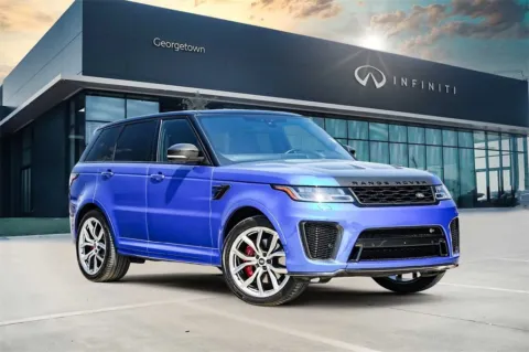 Blue 2018 Land Rover Range Rover Sport SVR for sale in Georgetown, TX