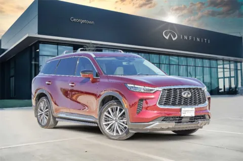 Red 2025 INFINITI QX60 SENSORY for sale in Georgetown, TX