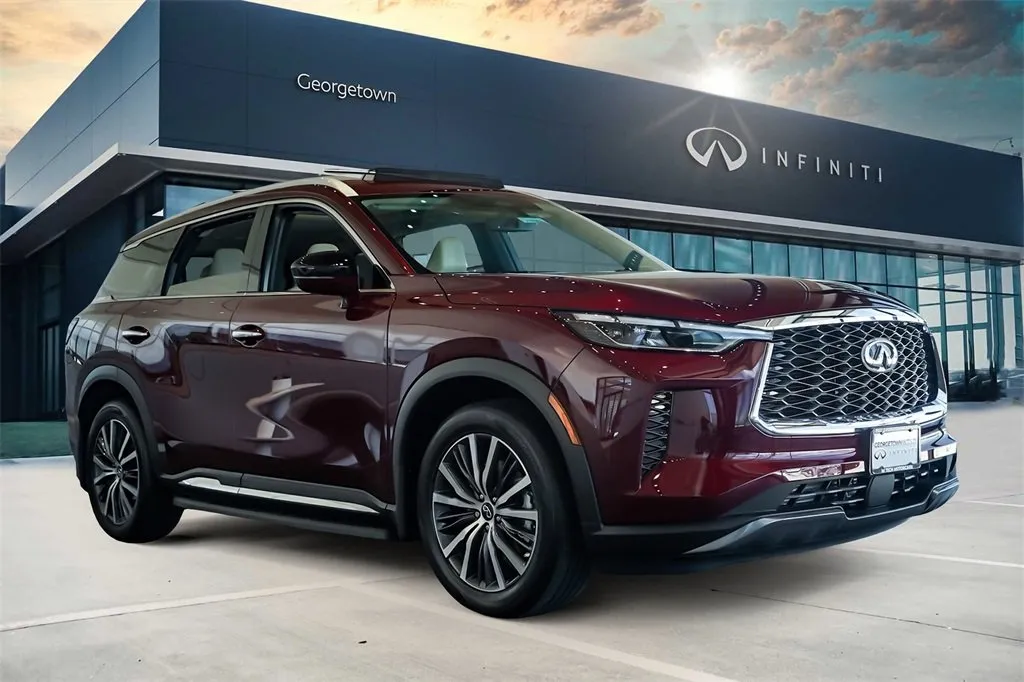 Red 2025 INFINITI QX60 SENSORY for sale in Georgetown, TX