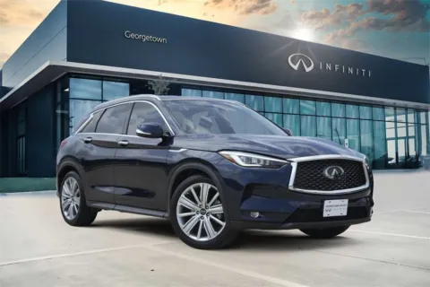 Blue 2020 INFINITI QX50 SENSORY for sale in Georgetown, TX
