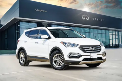White 2018 Hyundai Santa Fe Sport 2.4L for sale in Georgetown, TX