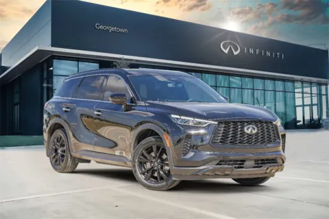 Black 2025 INFINITI QX60 LUXE for sale in Georgetown, TX
