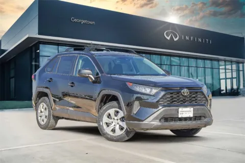 Black 2019 Toyota RAV4 LE for sale in Georgetown, TX