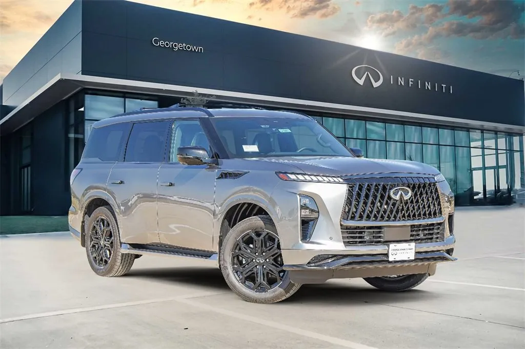 Silver 2026 INFINITI QX80 SPORT for sale in Georgetown, TX