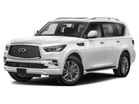 Silver 2022 INFINITI QX80 LUXE for sale in Georgetown, TX