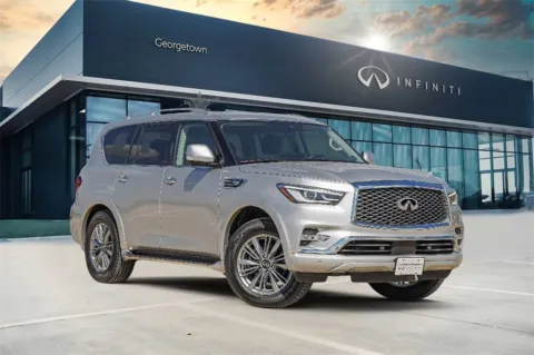 Silver 2022 INFINITI QX80 LUXE for sale in Georgetown, TX