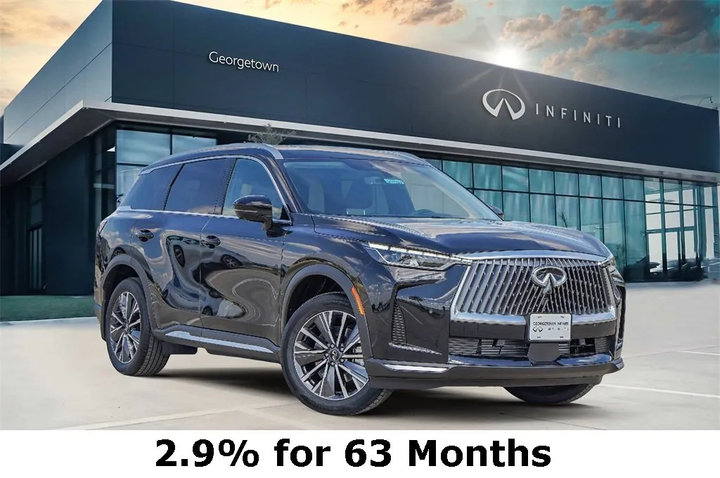 Black 2026 INFINITI QX60 LUXE for sale in Georgetown, TX