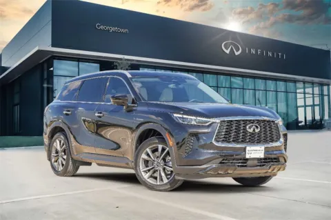 Black 2025 INFINITI QX60 LUXE for sale in Georgetown, TX