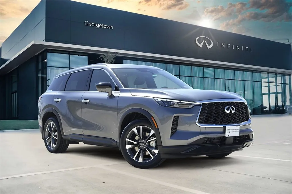 Gray 2025 INFINITI QX60 LUXE for sale in Georgetown, TX