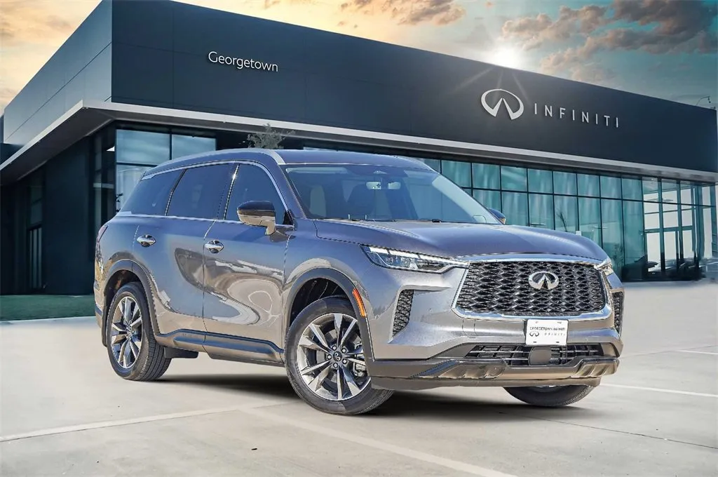 Gray 2025 INFINITI QX60 LUXE for sale in Georgetown, TX