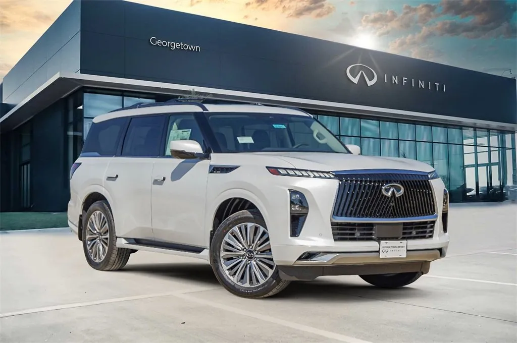 White 2026 INFINITI QX80 LUXE for sale in Georgetown, TX