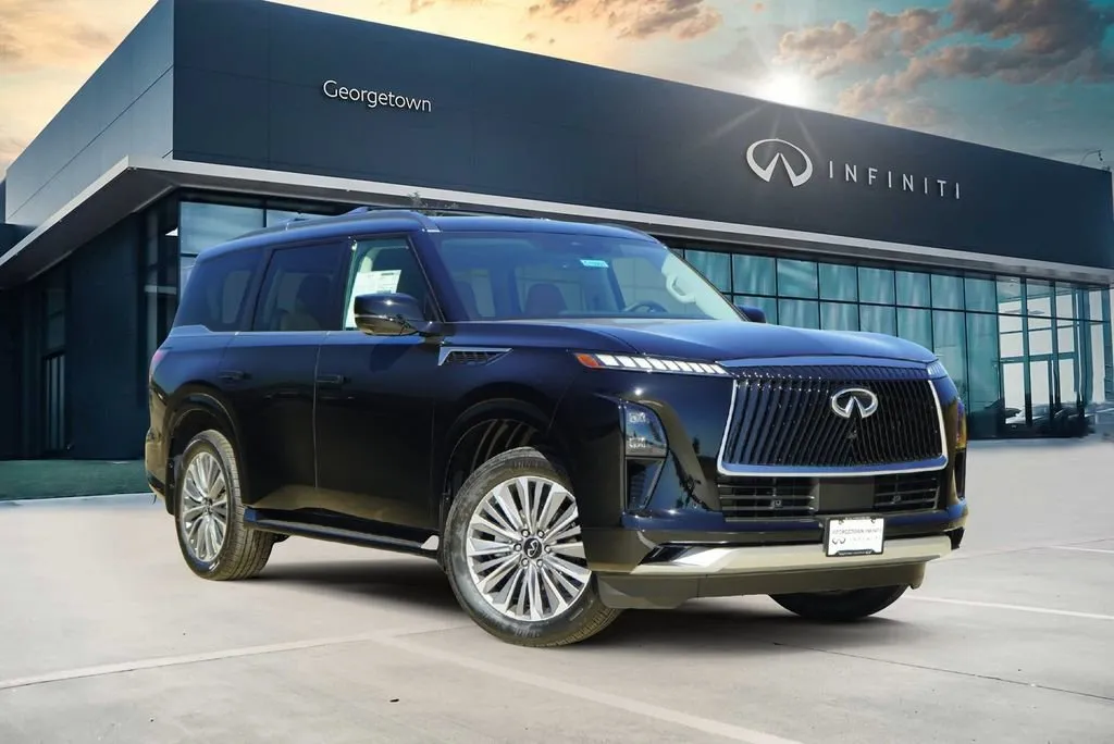 Black 2026 INFINITI QX80 LUXE for sale in Georgetown, TX