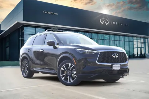 Black 2025 INFINITI QX60 LUXE for sale in Georgetown, TX