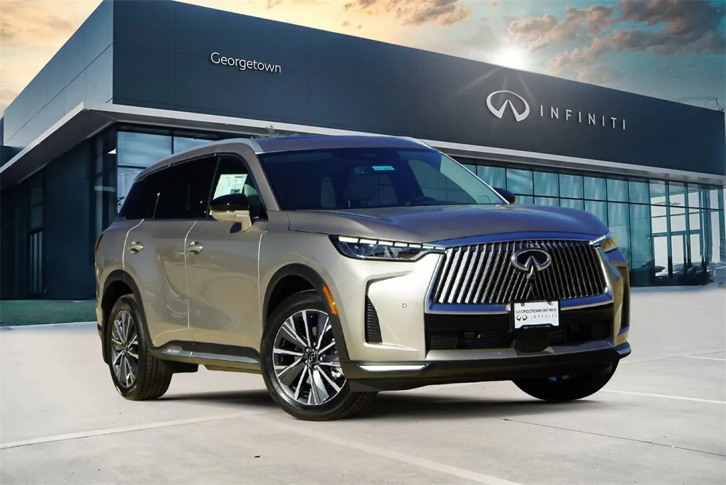 Silver 2026 INFINITI QX60 LUXE for sale in Georgetown, TX
