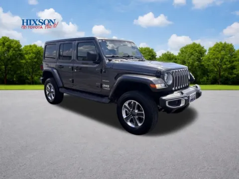 Gray 2020 Jeep Wrangler Unlimited Sahara for sale in DeRidder, LA