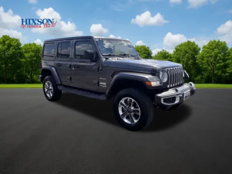 Gray 2020 Jeep Wrangler Unlimited Sahara for sale in DeRidder, LA