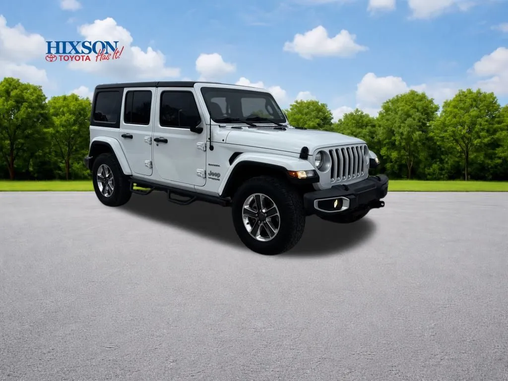 White 2019 Jeep Wrangler Unlimited Sahara for sale in DeRidder, LA