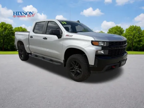 Silver 2019 Chevrolet Silverado 1500 Custom Trail Boss for sale in DeRidder, LA