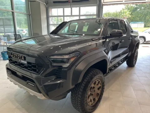 Gray 2025 Toyota Tacoma Hybrid Trailhunter for sale in DeRidder, LA