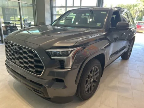 Gray 2025 Toyota Sequoia Platinum for sale in DeRidder, LA
