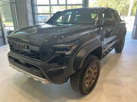 Gray 2025 Toyota Tacoma Hybrid Trailhunter for sale in DeRidder, LA