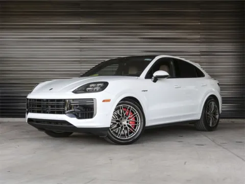 White 2026 Porsche Cayenne E-Hybrid Coupe Turbo E-Hybrid Coupe for sale in Austin, TX