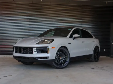 Gray 2025 Porsche Cayenne E-Hybrid Coupe for sale in Austin, TX