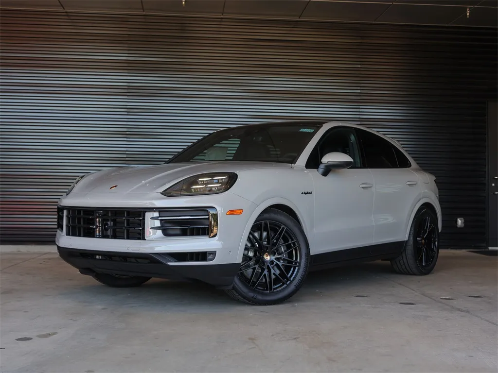 Gray 2025 Porsche Cayenne E-Hybrid Coupe for sale in Austin, TX