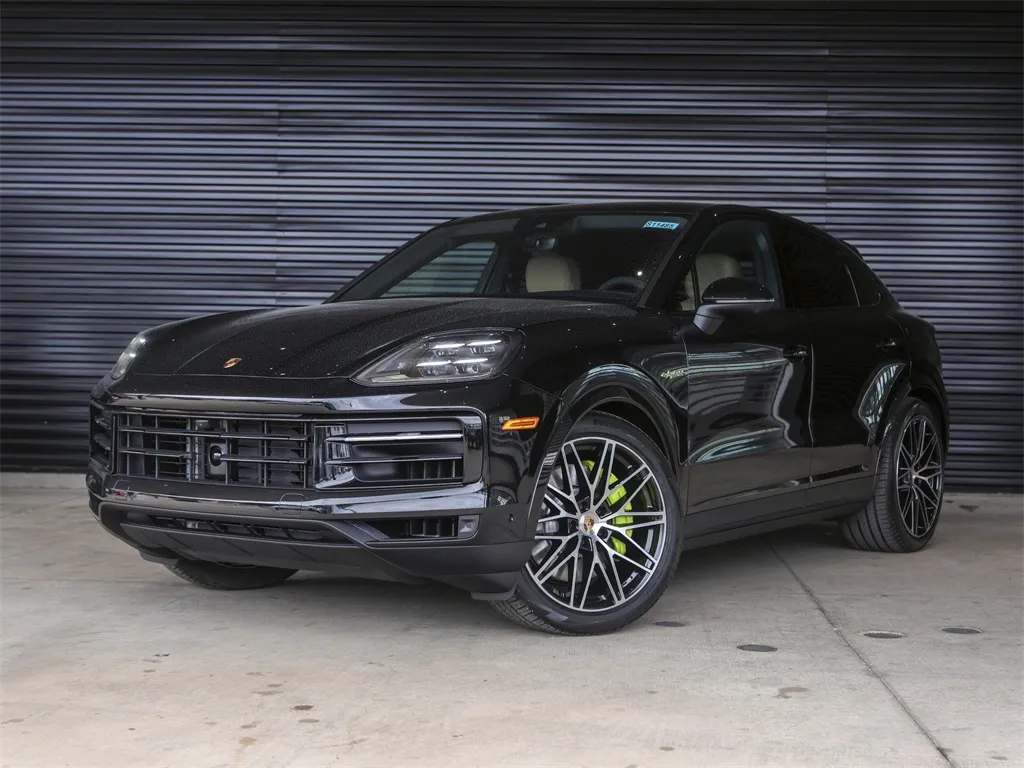 Black 2026 Porsche Cayenne E-Hybrid Coupe for sale in Austin, TX