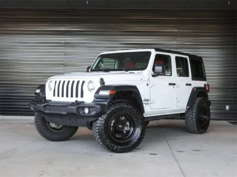 White 2018 Jeep Wrangler Unlimited Sport S for sale in Austin, TX