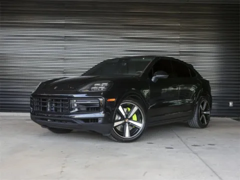 Black 2025 Porsche Cayenne E-Hybrid Coupe for sale in Austin, TX