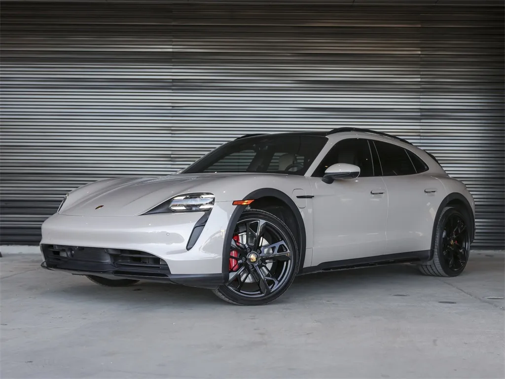Beige 2024 Porsche Taycan Cross Turismo 4S for sale in Austin, TX
