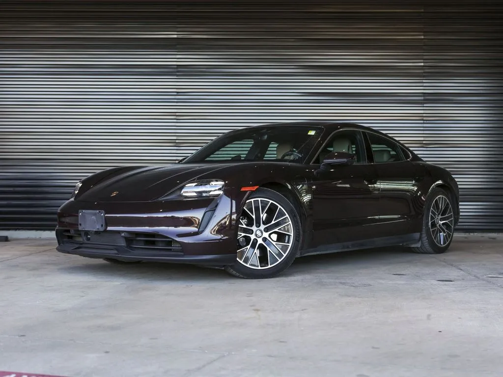 Brown 2021 Porsche Taycan 4S for sale in Austin, TX