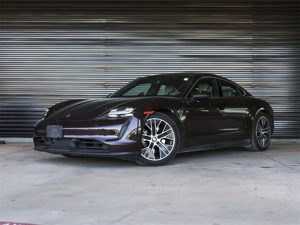 Brown 2021 Porsche Taycan 4S for sale in Austin, TX