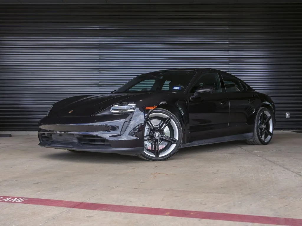 Black 2024 Porsche Taycan for sale in Austin, TX