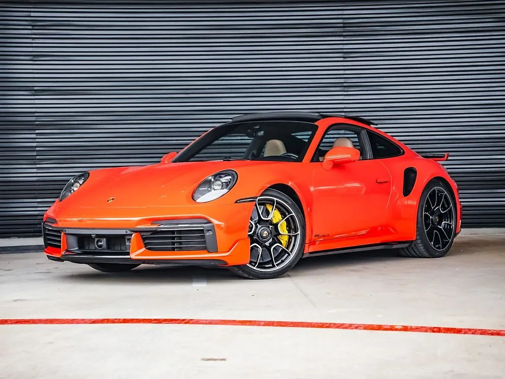 Orange 2021 Porsche 911 Turbo S for sale in Austin, TX