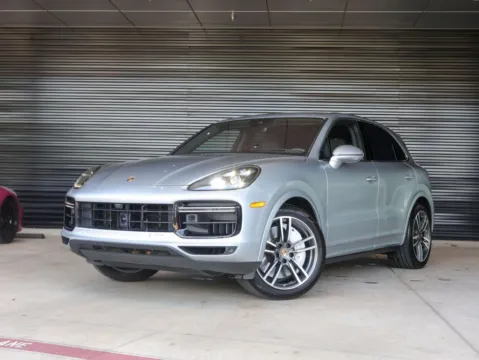 Silver 2022 Porsche Cayenne Turbo for sale in Austin, TX